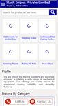 Mobile Screenshot of hankimpex.in